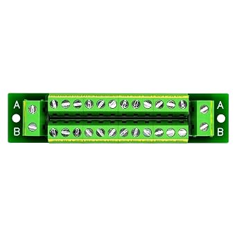 OONO 16 Amp 2x12 Position Terminal Block Distribution Module for AC DC