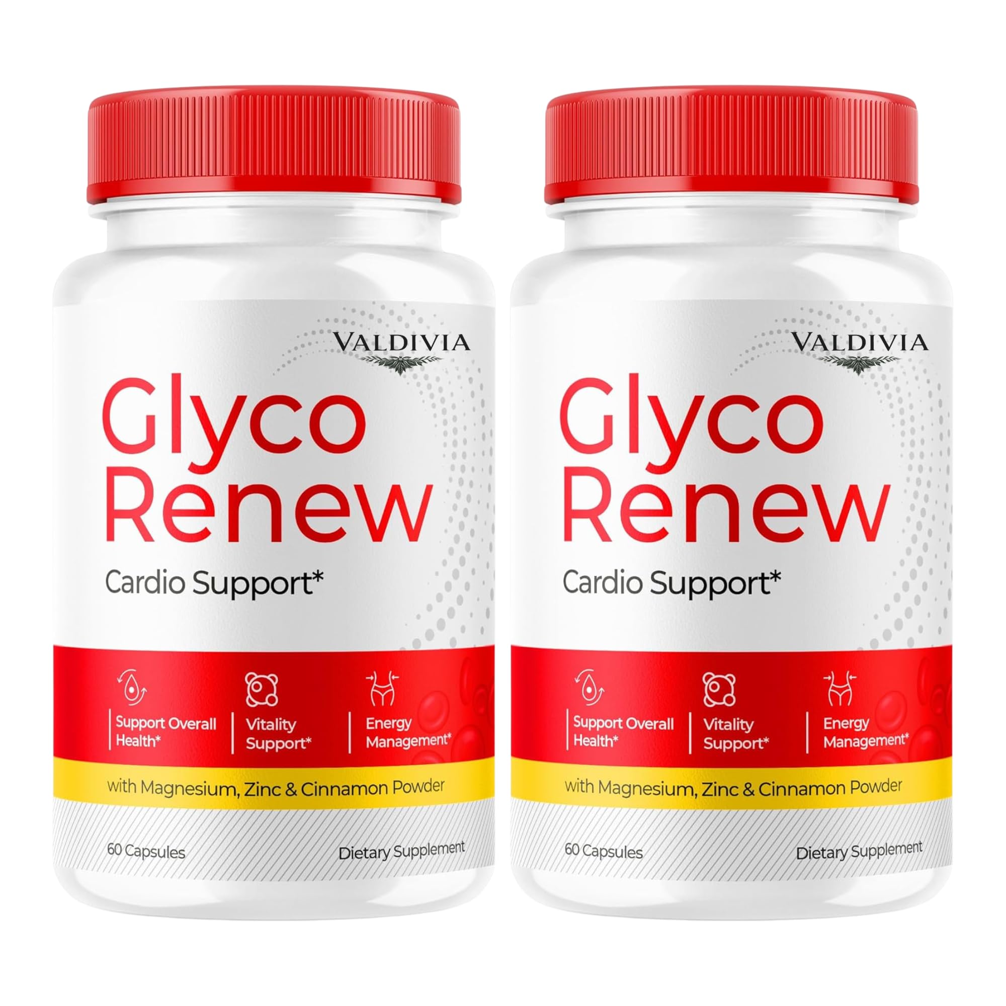 (2 Pack) Glyco Renew Capsules - Official GlycoRenew Advanced Premium Pills Supplement Support - Maximum Strength, All Natural Formula for Overall Health & Wellness Reviews, 120 Capsules for 2 Months