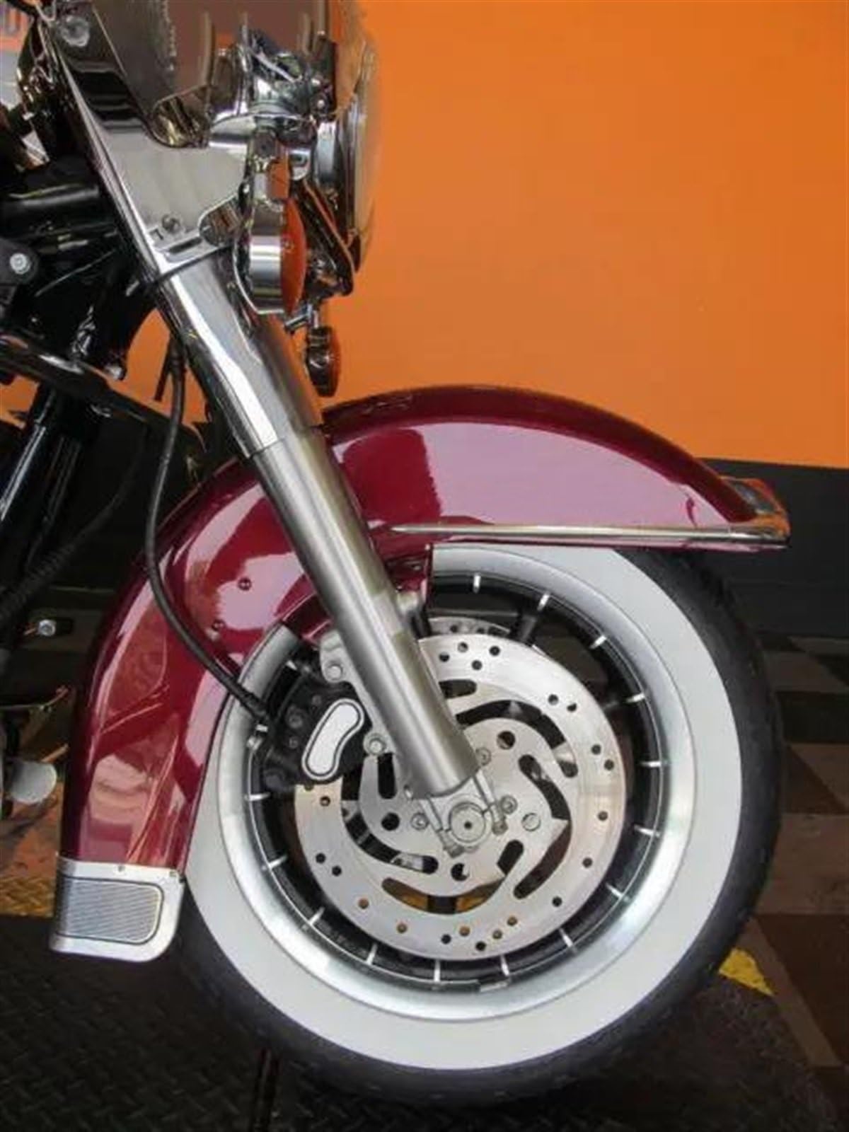 Accesorios de Freno Rotor De Disco De Freno Delantero De Motocicleta para Harley para Davidson FXCWC para Rocker C 1584 2008 2009 2010 2011 2012 2013 Front - L