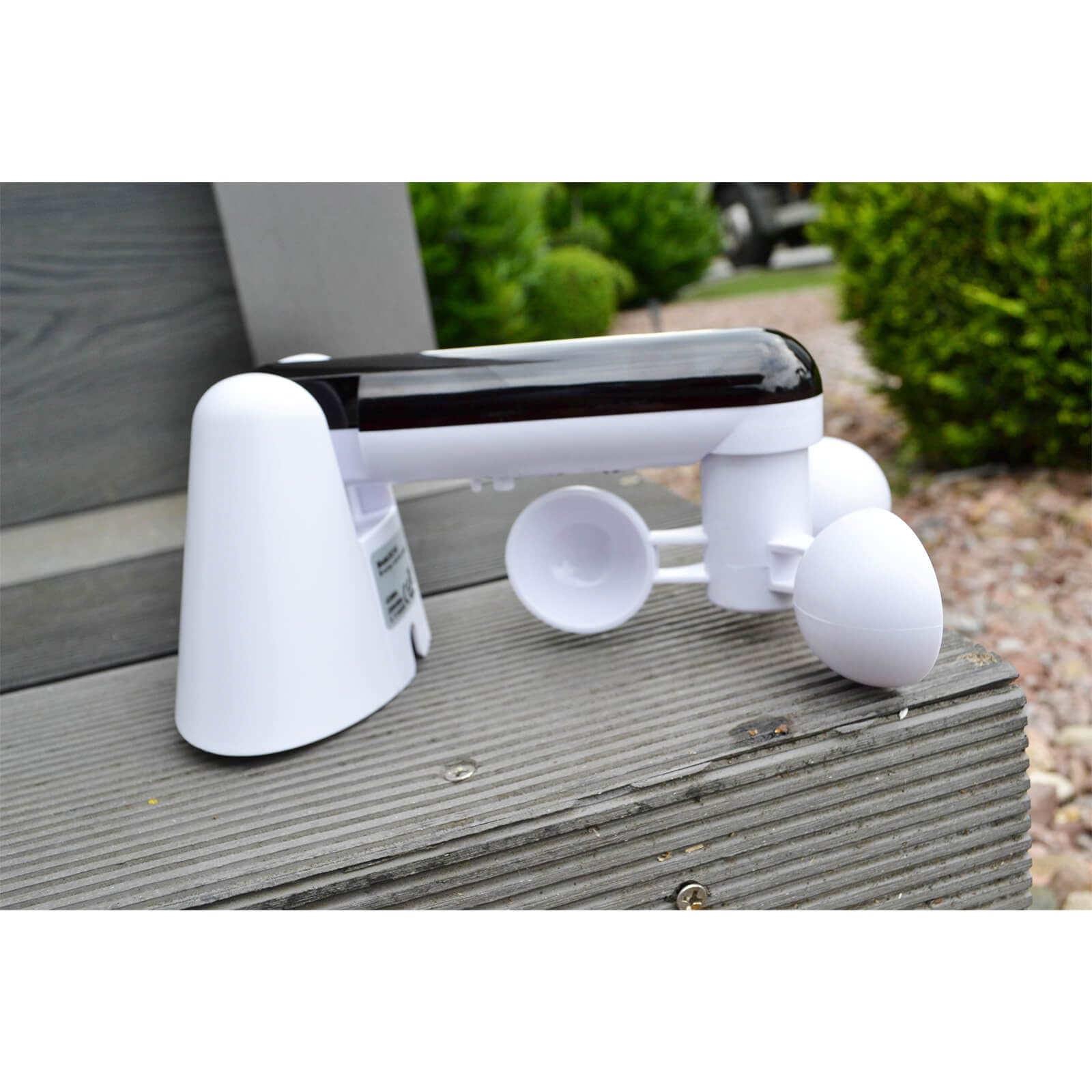 Home Deluxe Windsensor KANI für Vollkassettenmarkise 25 x 6 x 12 cm 9 Helligkeitsstufen 5 Windgeschwindigkeiten