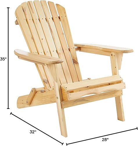 Miniatura 3 de W Home NE2136NCHAIR Silla Adirondack, madera