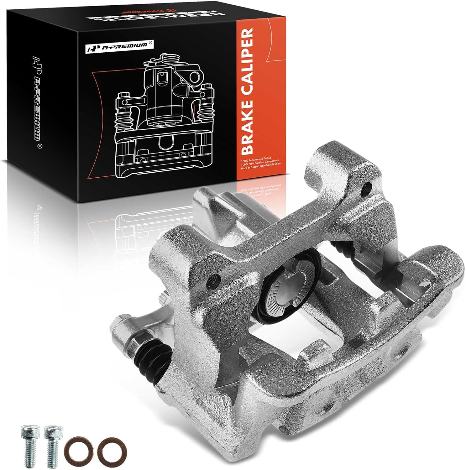 A-Premium Disc Brake Caliper Assembly with Bracket Compatible with Select Kia Models - Optima 2013 2014 2015, L4 2.0L - Rear Left Driver Side