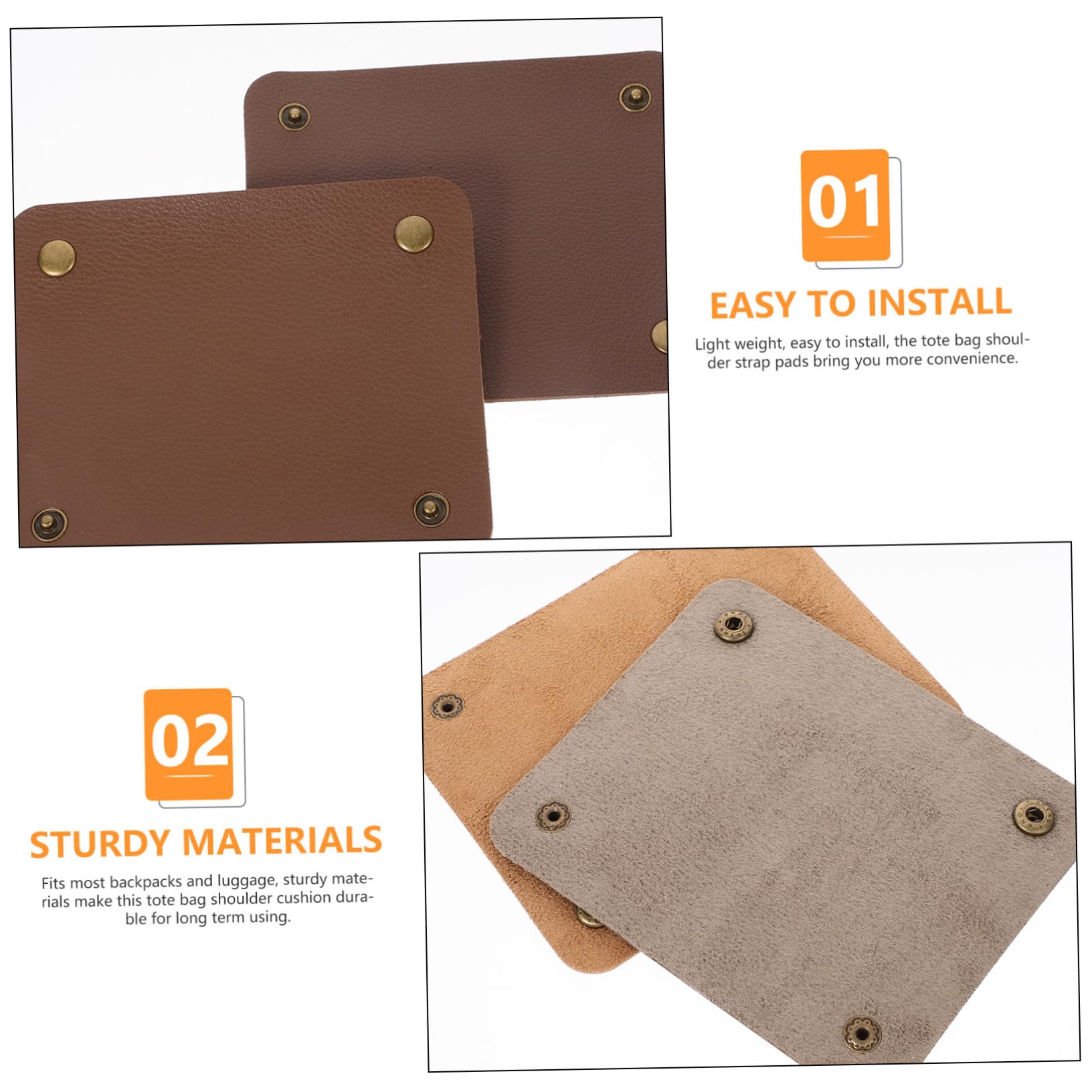VALICLUD 20piezas Fundas para Asas De Equipaje Fundas De Cuero PU para Maletas y Bolsos De Viaje Cubre Asas De Equipaje Accesorios De Viaje Prácticos y Duraderos