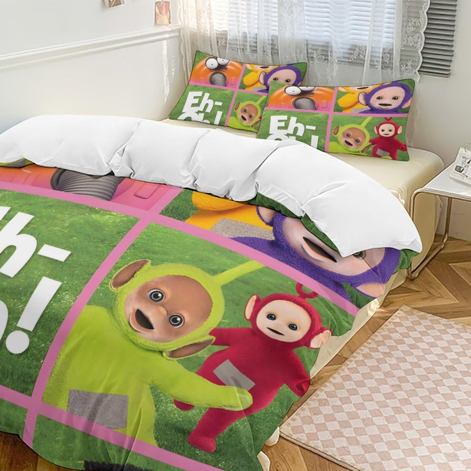 Amazon｜テレタビーズ 寝具セット シングル寝具カバーセット 掛け布団