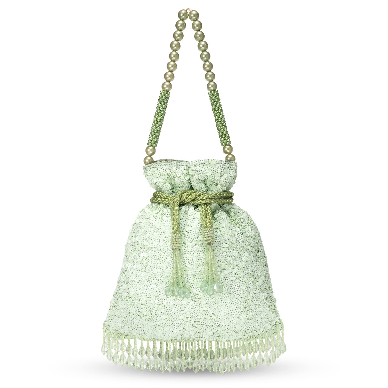 peora Potli Bags for Women Evening Bag Clutch Ethnic Bride Purse with Drawstring-picture-40