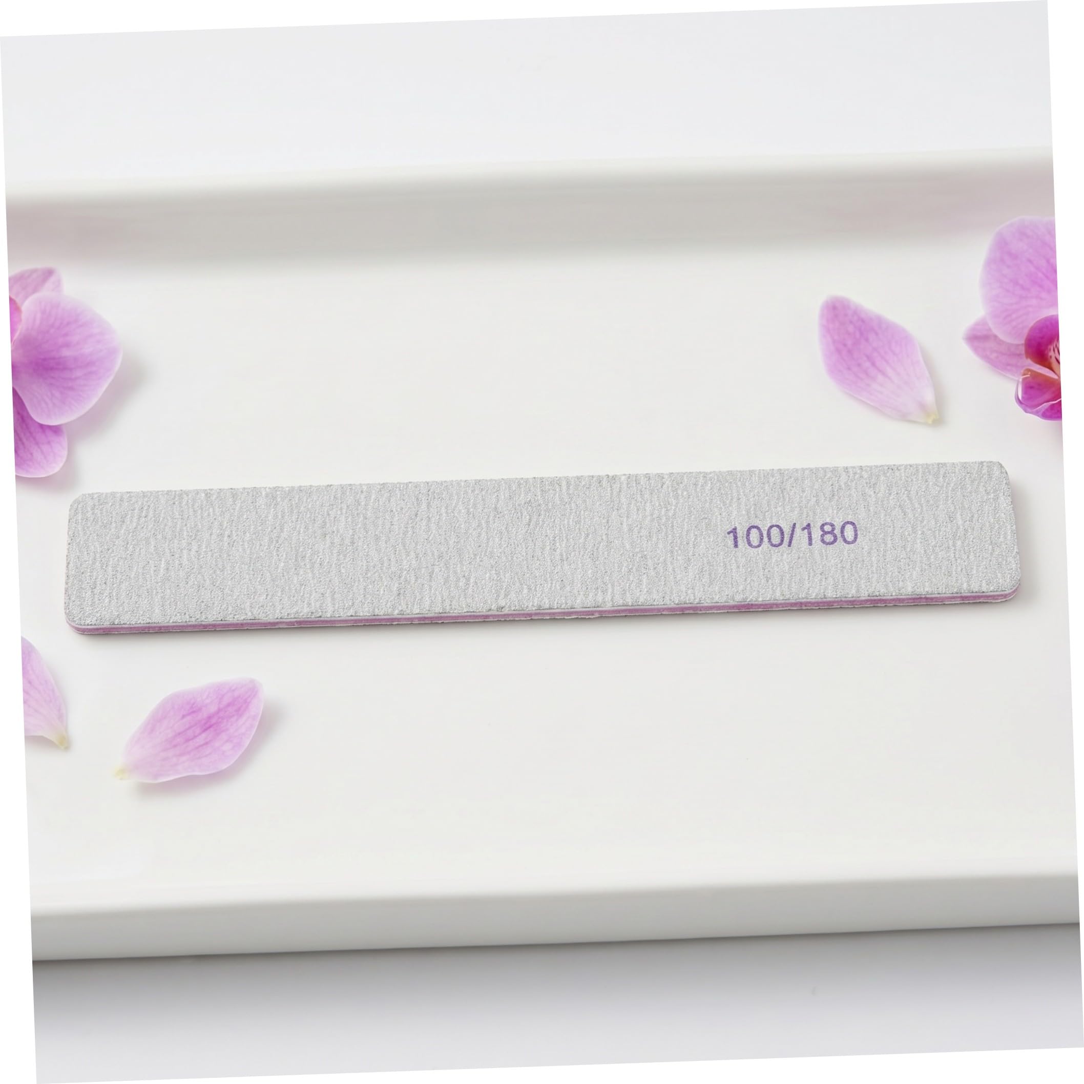 50 Pezzi Unghie Doppia Faccia Grana Flessibili per Manicure Donna Strumenti per Unghie Gel e Acrilico Limette Riutilizzabili