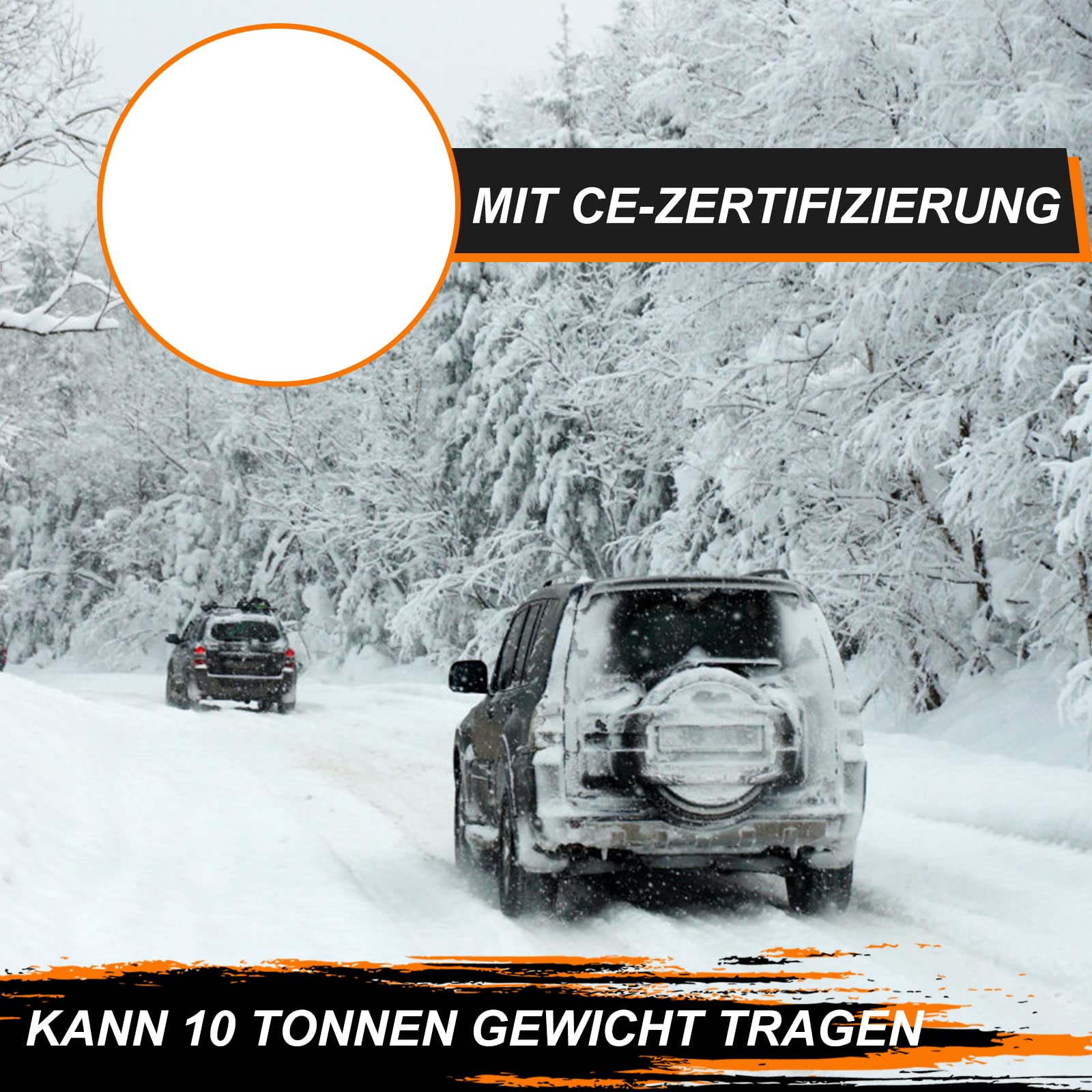 Cinghia di trazione per auto Cinghia Traino Fuoristrada Auto Corda di traino per auto con un paio di guanti 5m*5cm Forte e durevole fino a 10 tonnellate