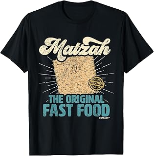 Passover Matzah The Original Fast Food Funny Seder Gift T-Shirt