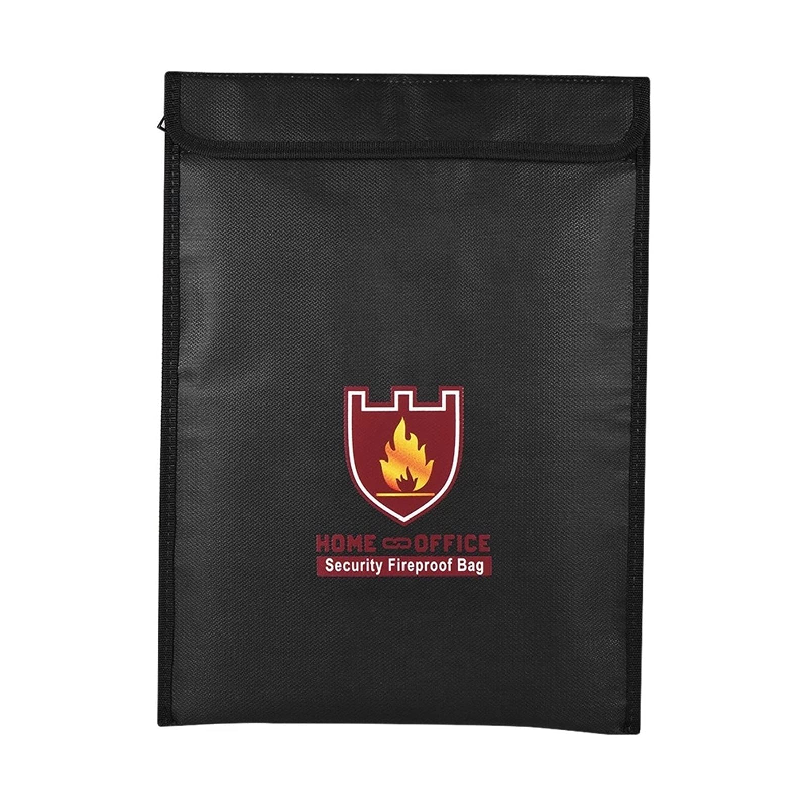 Fireproof Document Box Fireproof Money Bag Fire Resistant Pouch Withstanding Up for Passports, Legal Files and Valuables