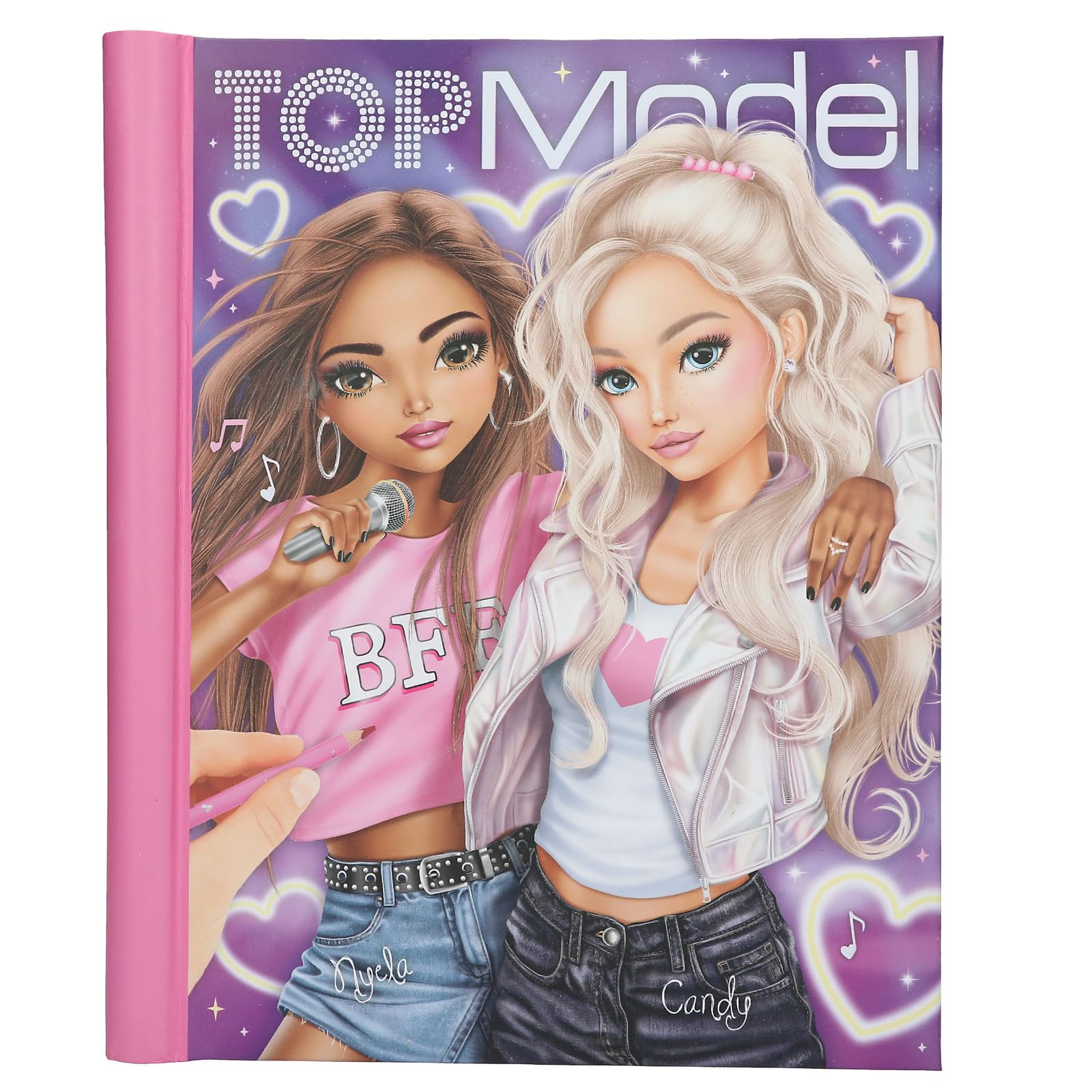 Depesche TOPModel My BFF - Malbuch mit LED und Sound
