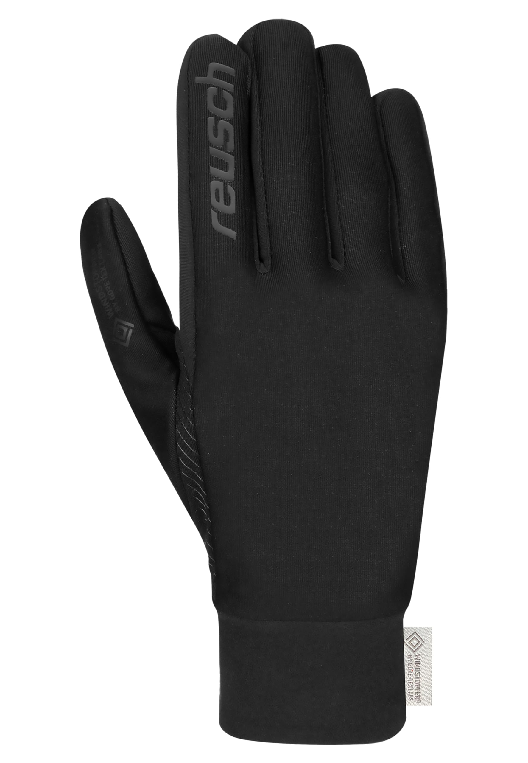 Reusch Outdoor Handschuhe für Herren & Damen | Touchscreen-kompatibel | winddichte & atmungsaktive Sporthandschuhe für Running, Radfahren & Freizeit, Größe 6-11, Karayel WINDSTOPPER TOUCH-TEC