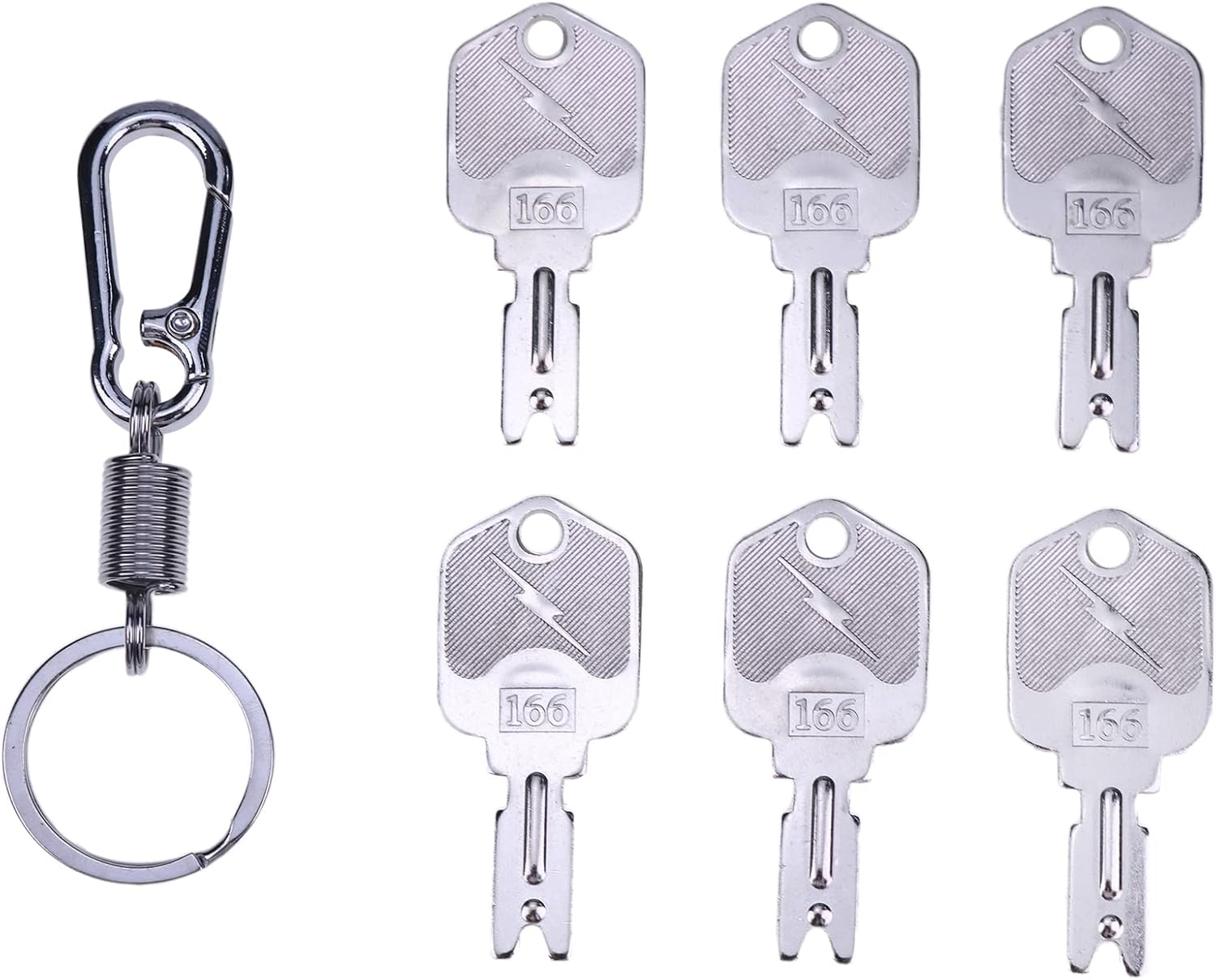 Lot De 50 Clés De Remplacement Compatibles Clark/Yale/Hyster #6 (166) - Pour Chariots élévateurs, Neuf