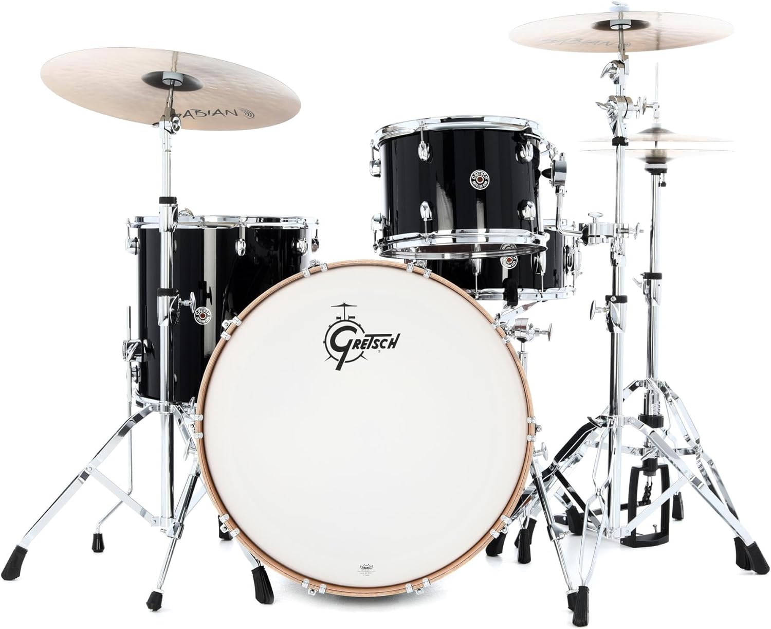 Gretsch Drums Catalina Club Rock 4-Piece Shell Pack with Snare Drum - Piano Black