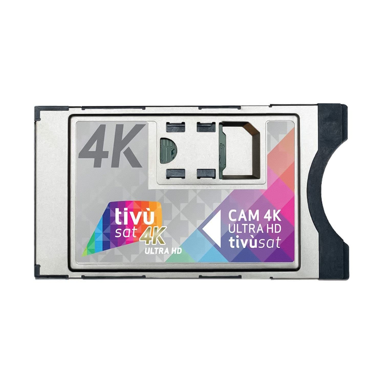 DIGIQUEST CAM Tivùsat 4K Ultra HD certificata | Accesso ai canali HD e 4K | Facile installazione | Ideale per amanti di cinema e sport
