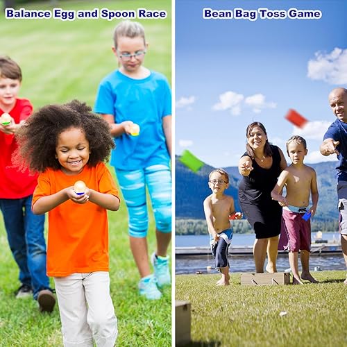 Miniatura 5 de Bolsas de carreras de sacos de patatas  Bolsas de carreras de sacos para adultos y niños, juego de lanzamiento de bolsas de frijoles, carrera de