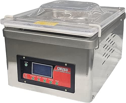 Chamber Vacuum Sealer, CM260, Perfect for Home and Commercial Kitchens,