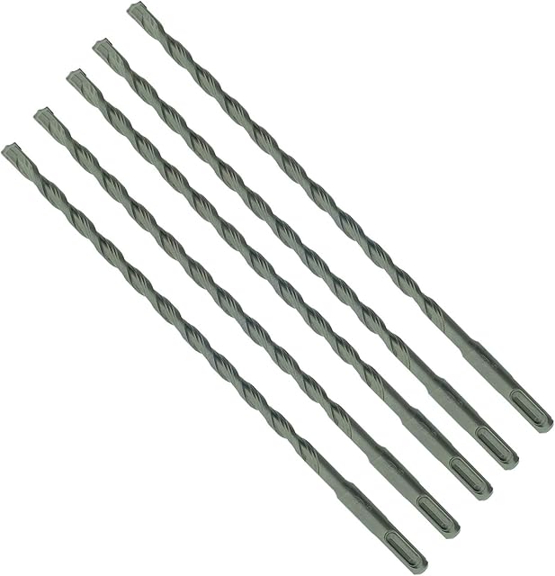 5 x SabreCut SDSA7_5 7mm x 160mm PGM Approved SDS Plus Drill Bits For Stone Concrete Brick