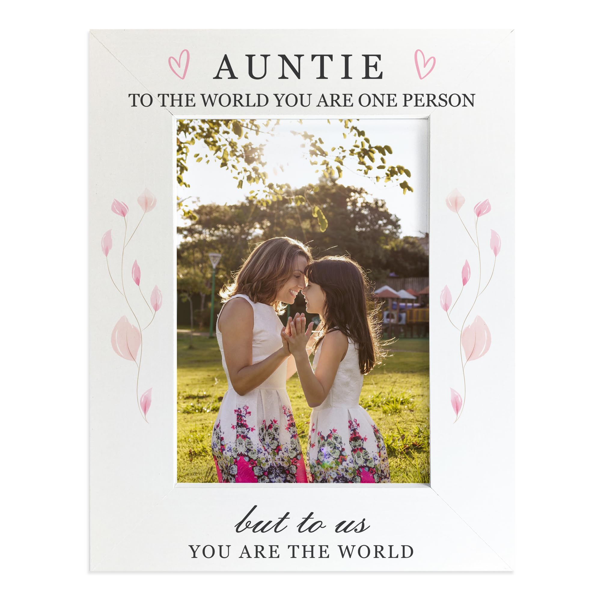 RED OCEAN Auntie Present For Birthday Christmas Auntie Photo Frame Thank You Gift From Niece Nephew Novelty Keepsake