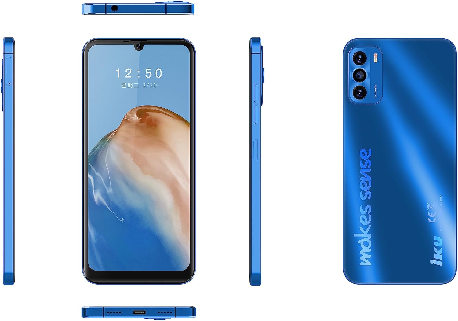 موبايل X8 بشاشة 6.8 بوصة، بذاكرة رام 4 + 3 جيجابايت، ذاكرة قرا... - view 1