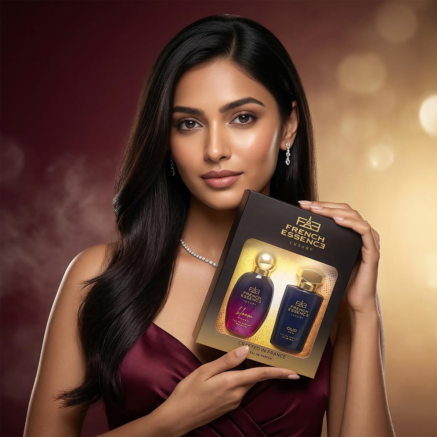 FRENCH ESSENCE Perfume Gift Set for Men & Women | Bloom 30ml & Oud 30ml Combo