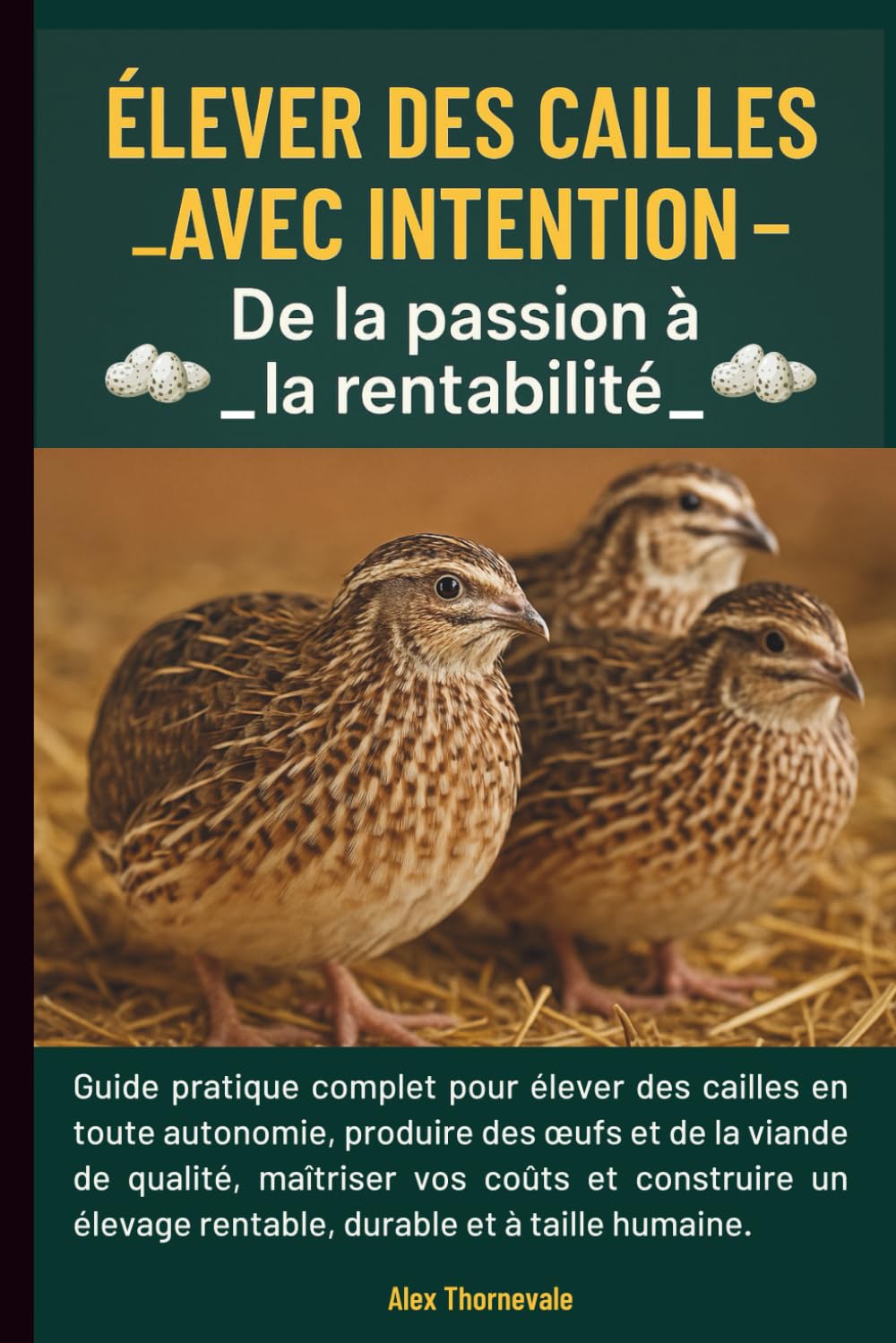 Élever des Cailles avec Intention- De la passion à la rentabilité: Guide pratique complet pour élever des cailles en autonomie, maîtriser vos coûts et construire un élevage rentable.
