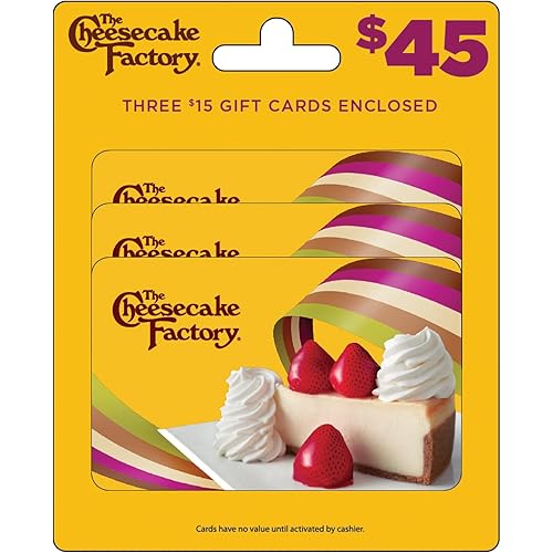 The Cheesecake Factory Gift Cards, Multipack of 3