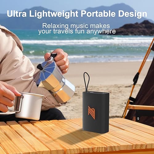 Miniatura 5 de Altavoz Bluetooth TWS pequeños altavoces sonido estéreo claro y fuerte, reproductores multimedia portátiles, altavoz inalámbrico con luces IPX5,