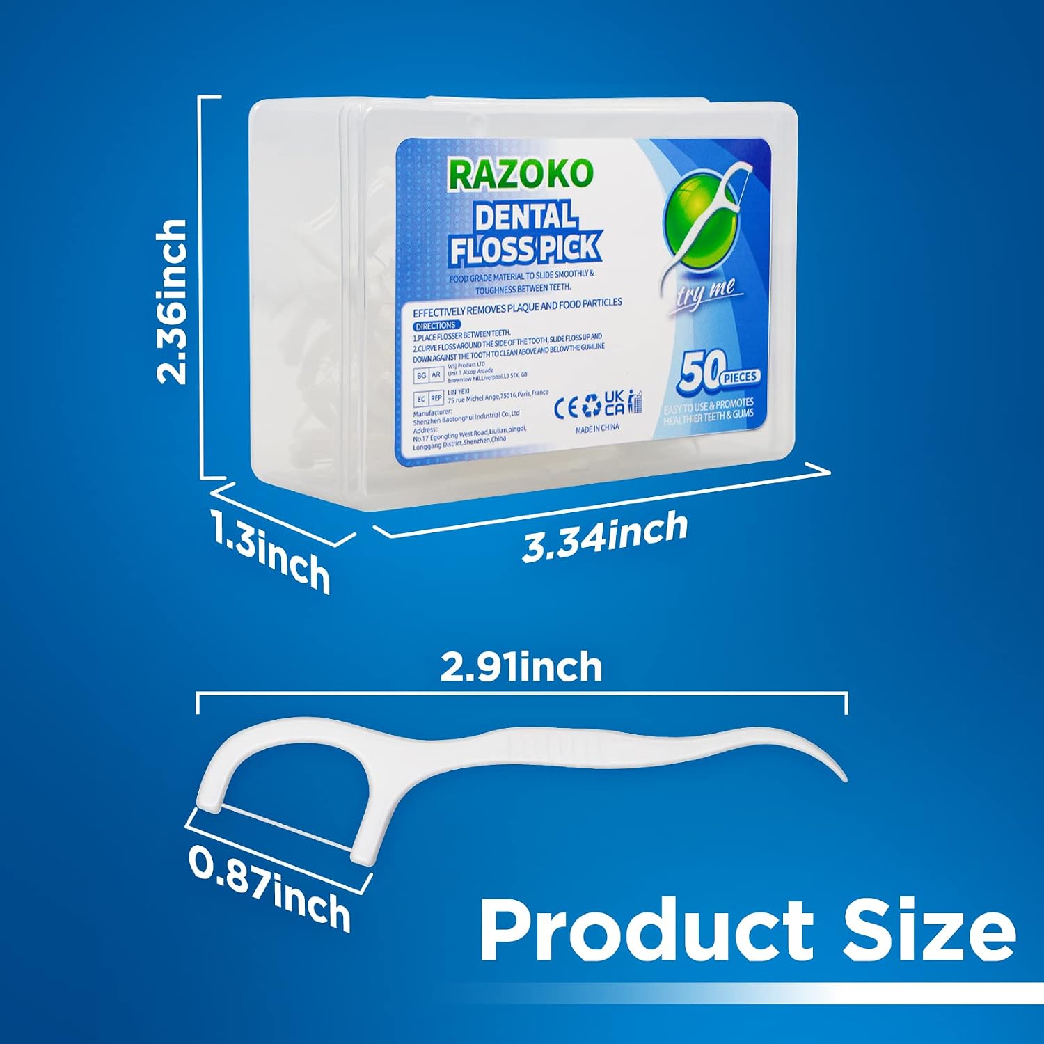 RAZOKO Dental Floss Picks - Image 3