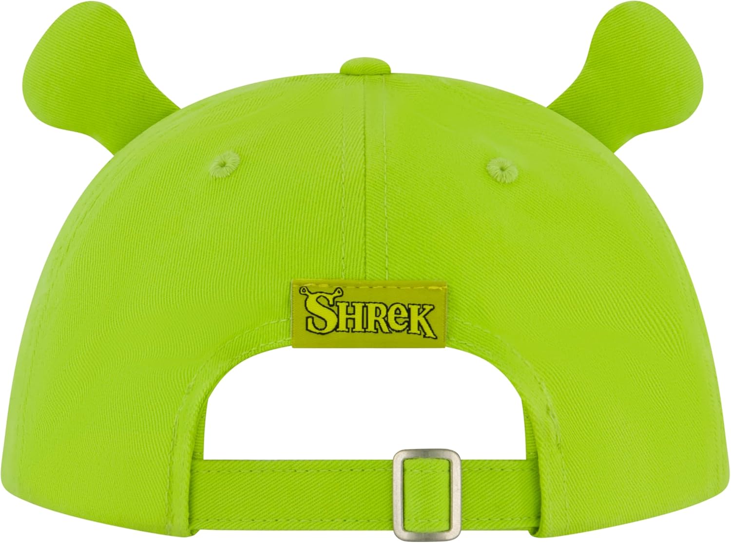 Shrek Baseball Cap, Adult Cotton Dad Hat with Curved Brim and 3D Ears, Green, One Size