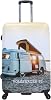 Volkswagen Harde Travel Suitcase L with Camper Bus Print, 78 cm, Printed, multicolored, Suitcase
