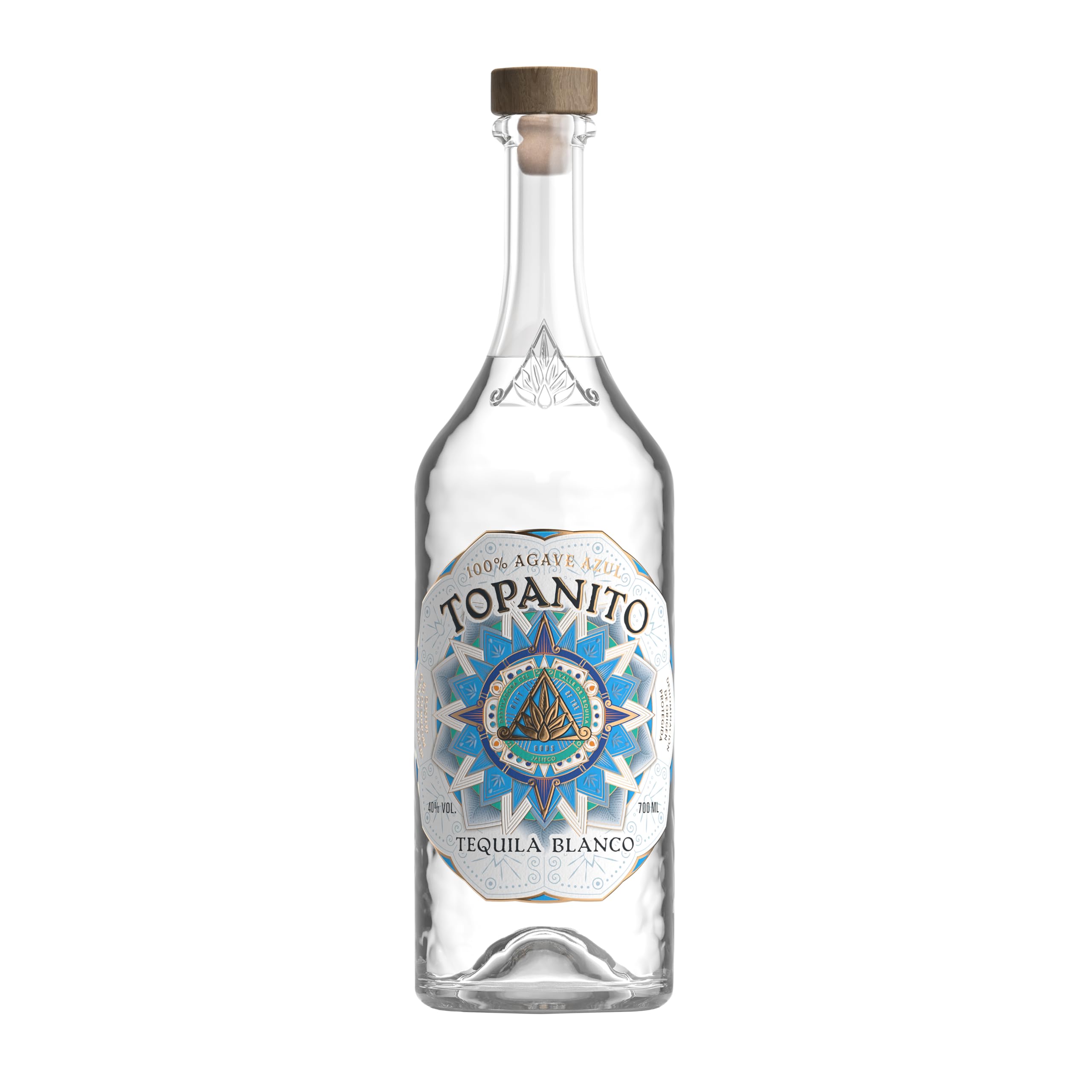 Topanito Blanco Tequila 100% Agave 40% vol. (1x0,7l)