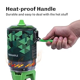 Fire-Maple Fixed Star 2 Backpacking and Camping Stove System - Outdoor Propane Camp Cooking Gear, Portable Pot/Jet Burner Set, Ideal for Hiking, Trekking, Fishing, Hunting Trips and Emergency Use