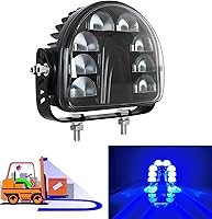 Vista 5 de Luz LED de Seguridad para Área de Carretilla Elevadora en Línea Recta, Luz de Trabajo 8W Azul, Zona de Riesgo, Luz de Advertencia de Peligro, Luz