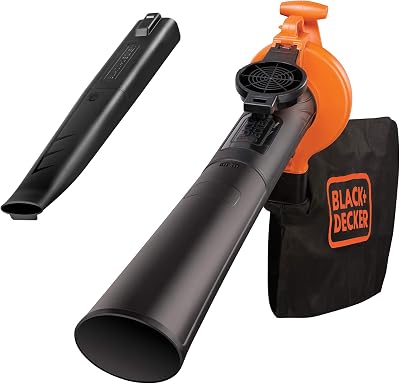 BLACK+DECKER Aspirador de Pó, Soprador e Triturador, para Remoão de Folhas Secas e Molhadas, Modelo BV25, 220V