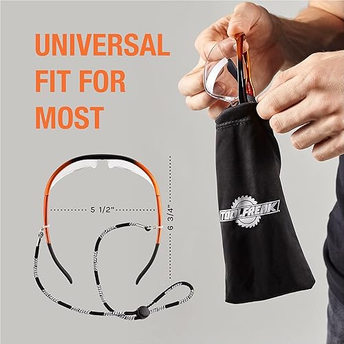 Miniatura 6 de ToolFreak Gafas de seguridad - Protección UV y contra impactos ANSI z87.1 clasificada (Agente)