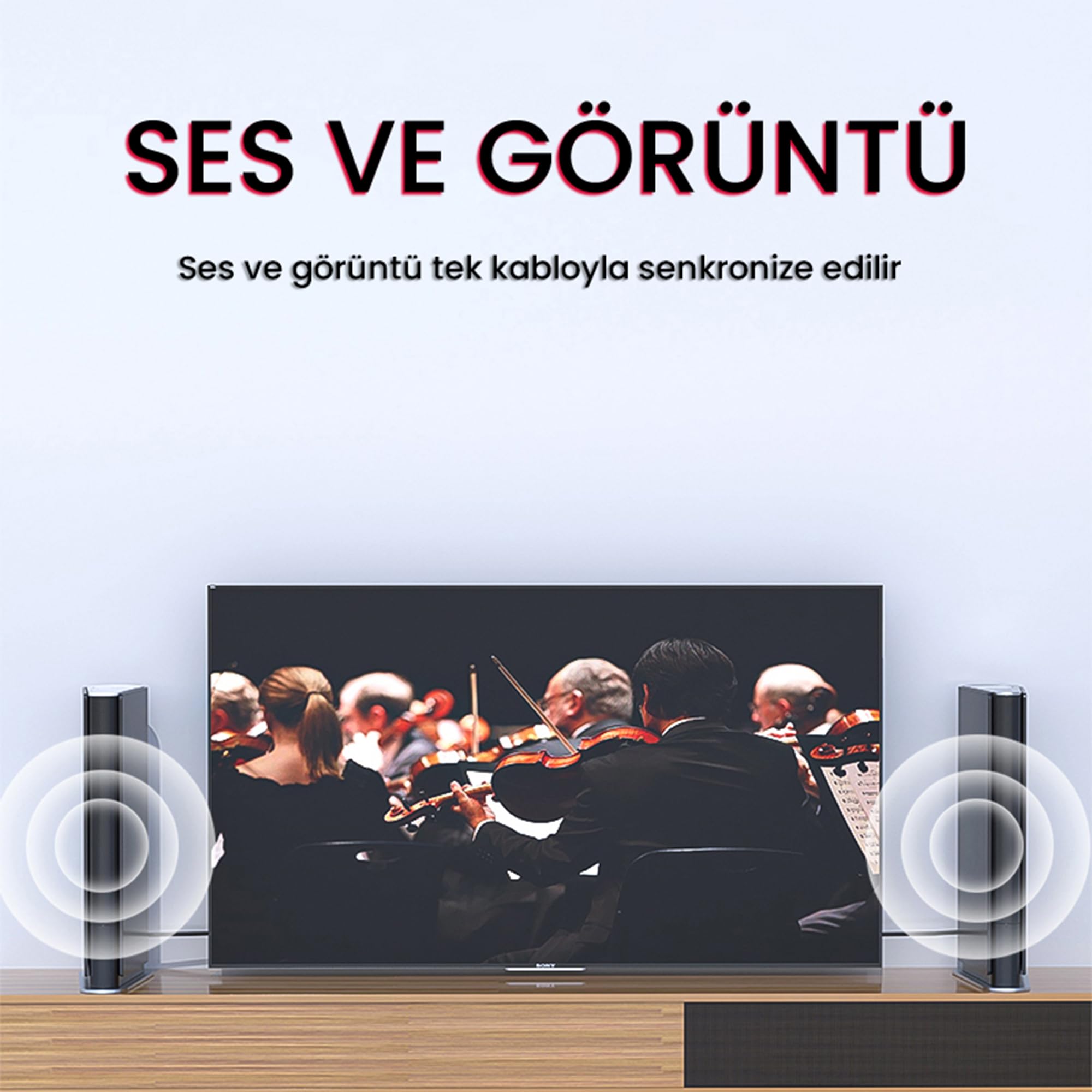 VegGieg 4K 30Hz DisplayPort to HDMI Dönüştürücü Kablo 1.5 Metre