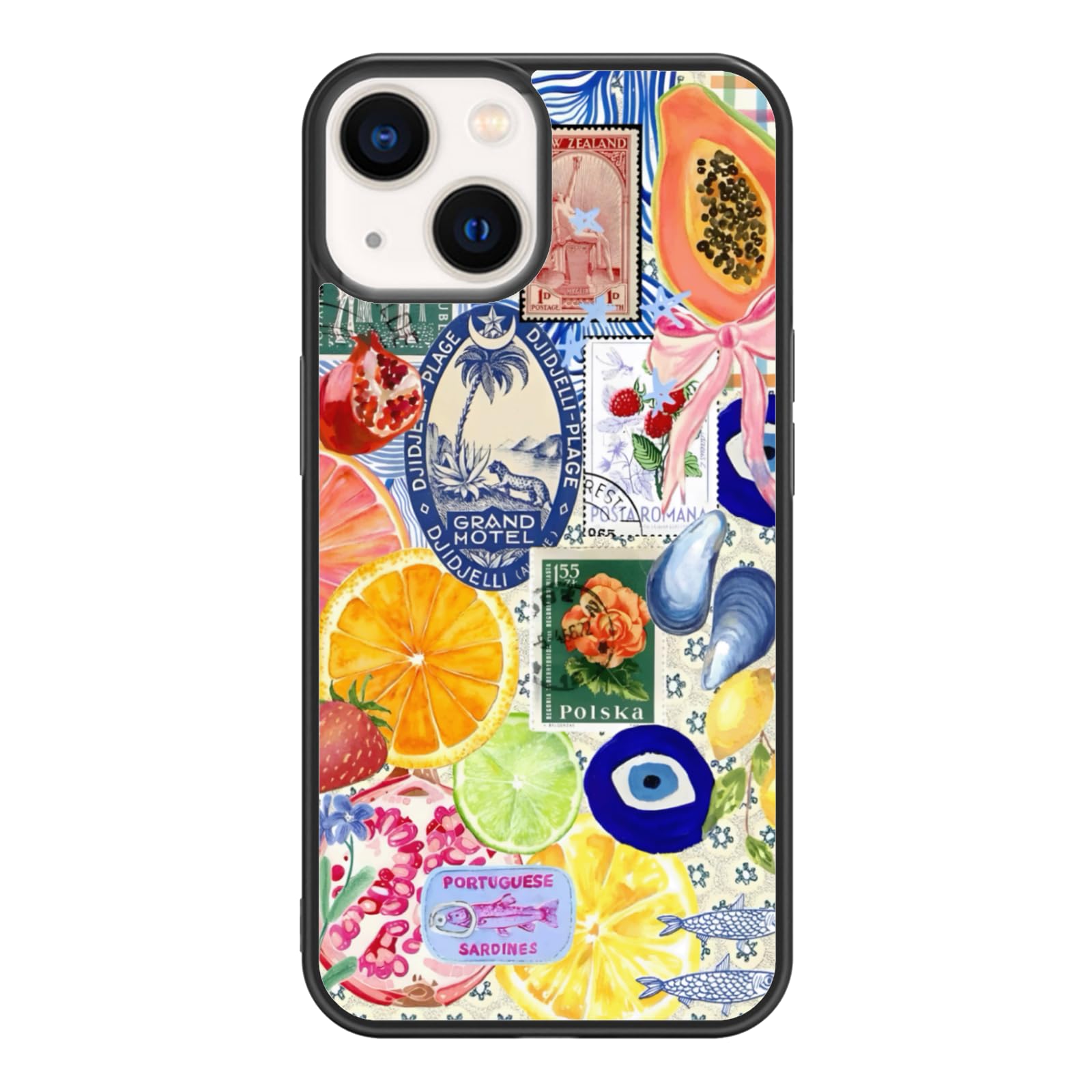 Axulimin Cute Trendy European Coquette Collage Aesthetic Phone Case for iPhone 17 16 15 14 13 12 11 8 7 XR X XS Pro Max Plus Mini SE Case for Teen