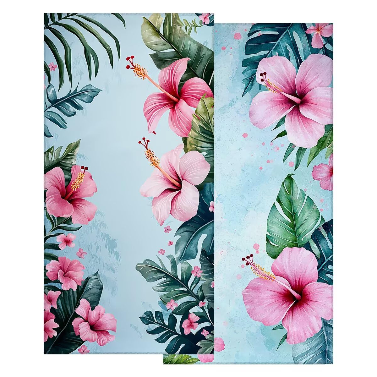 Ręcznik plażowy 90 x 180 cm, ręcznik gimnastyczny z mikrofibry szybkoschnący, zestaw 2 ręczników plażowych, lekki kompaktowy ręcznik z mikrofibry duży do podróży, prezent dla mężczyzn prezent dla