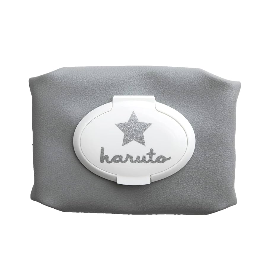 名前入り　おしりふきポーチ　リボン 名入れ ウエットティッシュ ケース ポーチ おしりふきポーチ