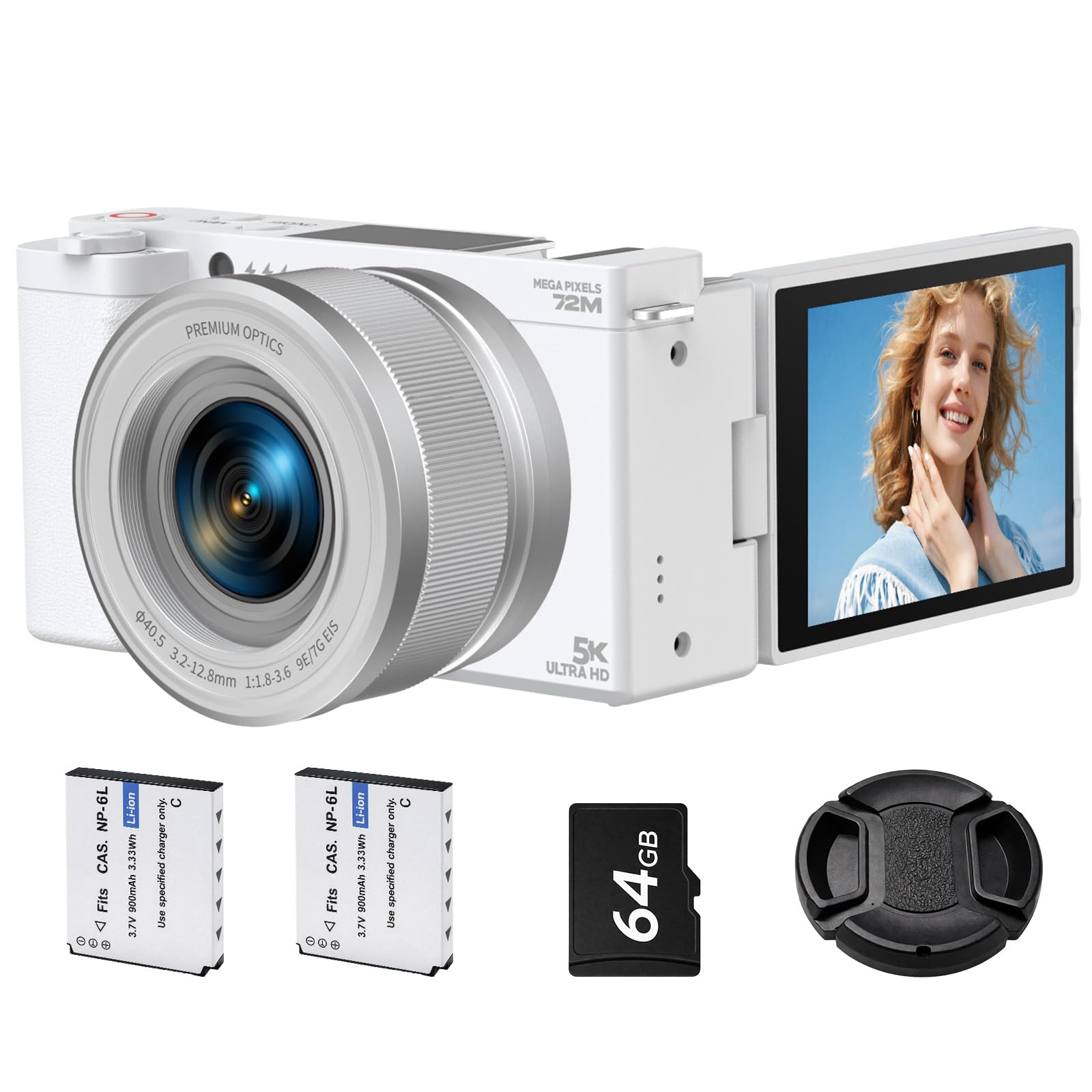 Amazon.com : 5K Digital Camera for Photography, 72MP Autofocus