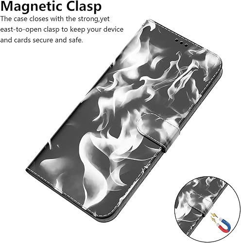 Miniatura 4 de IVY Poco X3 Funda cartera para Poco X3, Mist Series Wallet Phone Case Flip Cover para Xiaomi Poco X3Poco X3 NFCPoco X3 Pro - Invierno Nieve