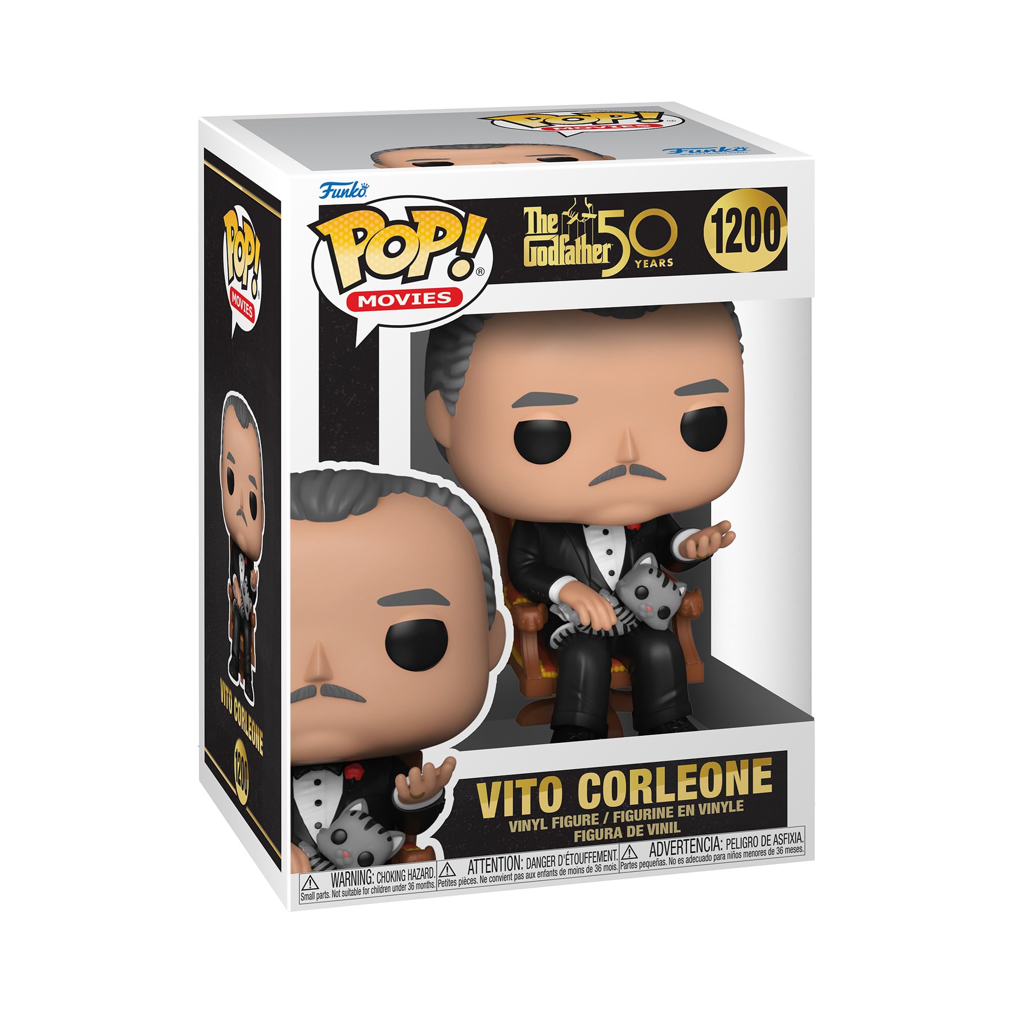 Pop! Movies: the Godfather 50th - Vito Corleone - Collectable Vinyl Figure - Gift Idea - Official Merchandise - Toys for Kids & Adults - Movies Fans - Model Figure for Collectors and Display