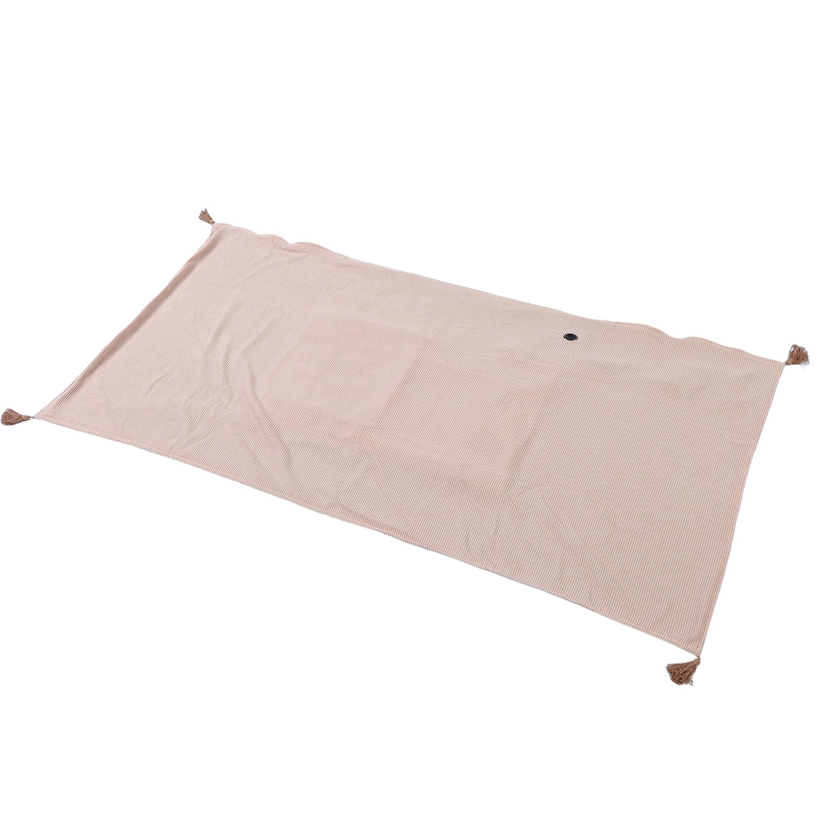 SIXRUN Couverture Chauffante, Polaire en Coton et gaufré, 3 Réglages de Température, Châle Chauffant USB à Chauffage Rapide pour la Maison et Les Voyages