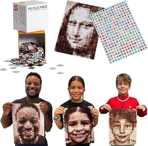 Puzzle Face - Rompecabezas de 300 piezas para hacer cualquier cara. Crea retratos personalizados personalizados de cualquier persona. Miles de