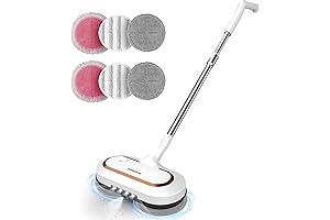 AlfaBot S2 Cordless Electric Spin Mop for Easy & Efficient Floor Cleaning
