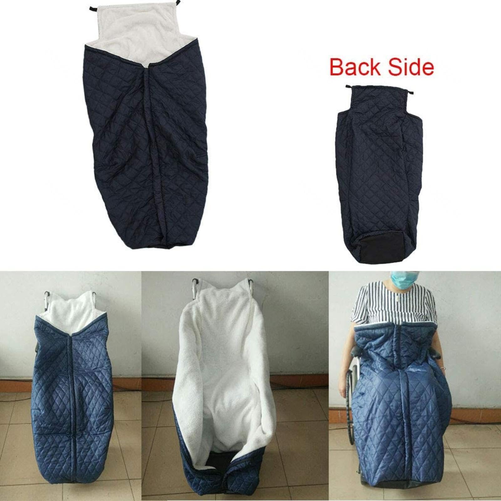 Manta para Silla de Ruedas para Personas Mayores, Ajuste Universal, protección contra el Viento y el frío, Cubre piernas y Parte Inferior del Cuerpo.