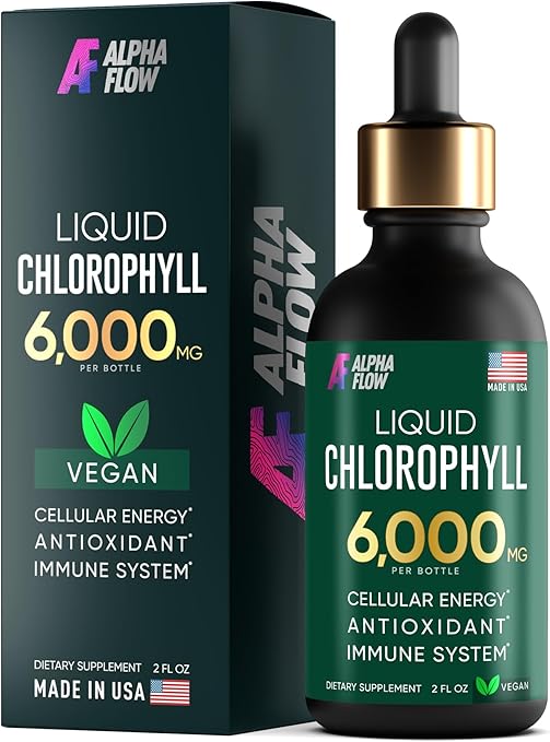 Chlorophyll Liquid Drops 6000 mg Premium Liquid