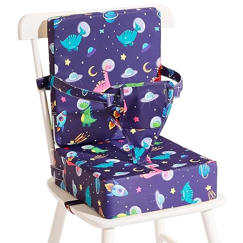 Asiento elevador para niños pequeños para mesa de comedor, silla de cocina, asiento elevador impermeable de poliuretano, mesa de comedor con