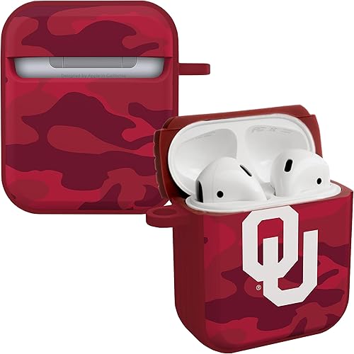 AFFINITY BANDS Oklahoma Sooners Camo HDX - Funda compatible con Apple AirPods Generaciones 1 y 2