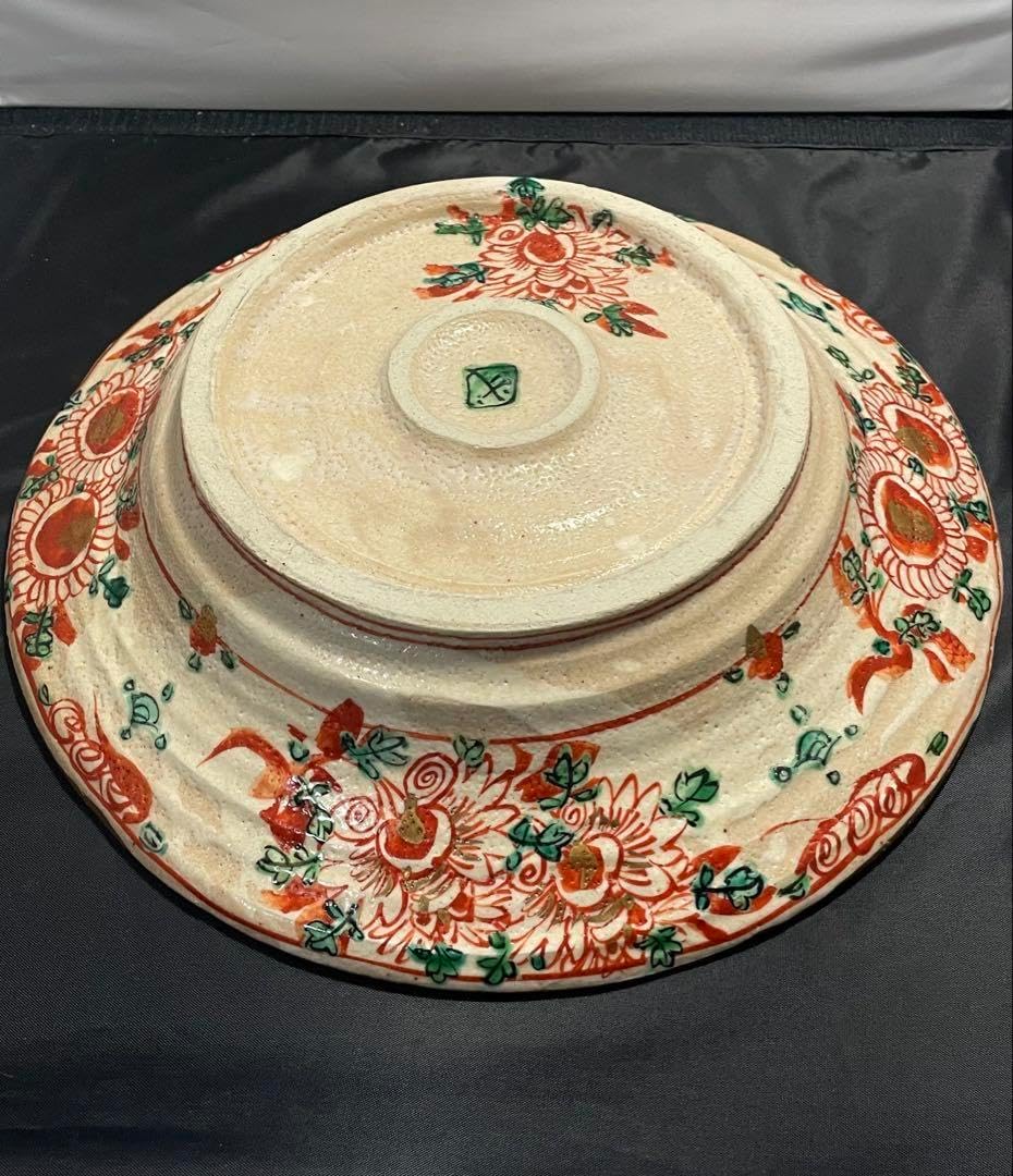 輪島塗 朱漆塗り 沈金 桜に紅葉の図 蒔絵 菓子皿 菓子器 盛り皿 五客